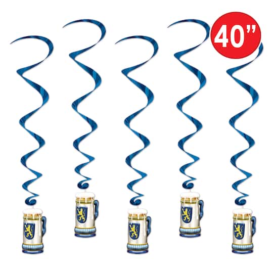 Beistle 40" Oktoberfest Whirls, 10ct.